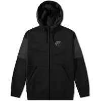 Nike Air heren fleece trainingspak volledige set in zwart