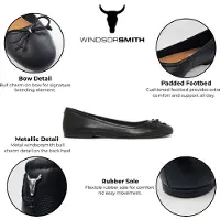 Windsor Smith Zwarte Leren Mocassin Platte Schoenen - Babydoll