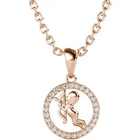 MYC Paris Boogschutter Zodiac Hangers - Roségoud en Kristal