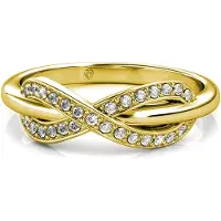 MYC Paris Trist Ring - Goud en Kristal