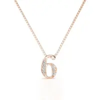 MYC Paris Nummer 6 hangers - Roségoud en kristal