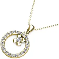 MYC Paris Eliza hangers - Goud en kristal