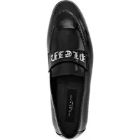 Philipp Plein Leather Moccasin Gothic Plein