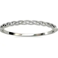 MYC Paris Gevlochten armbanden - Zilver en kristal