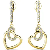 MYC Paris Allure Oorbellen - Goud en Kristal