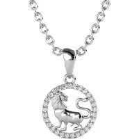 MYC Paris Leo Zodiac-hangers - Zilver en kristal