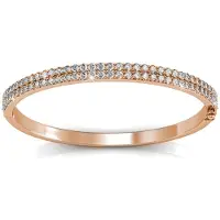 MYC Paris Glamour armbanden - Roségoud en kristal