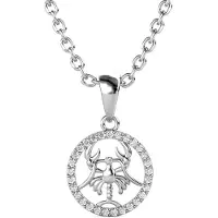 MYC Paris Kreeft Zodiac Hangers - Zilver en Kristal