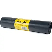 Komo Vuilniszakken 60 l Bevestiging tape Zwart LDPE (Lagedichtheidpolyetheen) 55 micron 20 Stuks