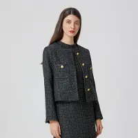 S&J Weekends Tweed blazerpatch met zakken
