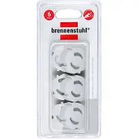 Brennenstuhl Stopcontact beschermer | (Type F, Kunststof, 6 stuks)