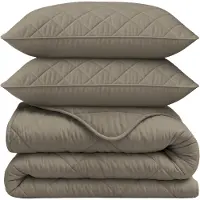 Sleeptime dekbed zonder overtrek incl. kussensloop - Taupe - 140x200