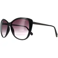 Radley Gwyneth 104 glanzend zwart paarse zonnebril