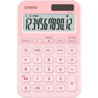 Casio Colorful Bureaurekenmachine 12-cijferig display Pastelroze MS-20YC-LP