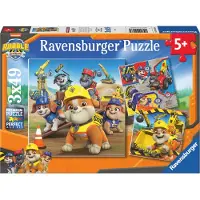 Ravensburger puzzel Rubble & Crew 3x49st Karton Puzzel