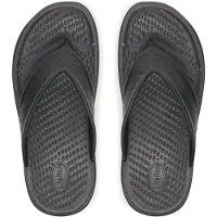 Crocs - Inmotion Flip - Sandalen M8, zwart/grijs