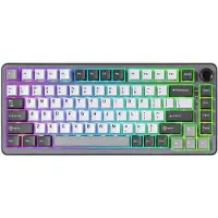 Yunzii - B75 PRO - Dark Grey - Mechanisch Draadloos Toetsenbord - 75% - Qwerty - Gaming Keyboard - RGB Lichten - Cacao Cream V2 Switches