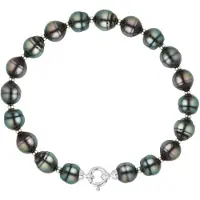 ATELIERS SAINT GERMAIN Armband Echt Gecultiveerde Tahiti Parel Cirkelvormig 9-10 mm