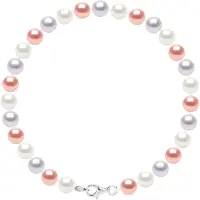 ATELIERS SAINT GERMAIN Armband van Echte Gecultiveerde Zoetwaterparels Rond 6-7 mm