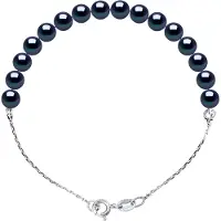 ATELIERS SAINT GERMAIN Armband Echte Cultured Zoetwater Parel Rond 6-7 mm