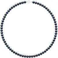 ATELIERS SAINT GERMAIN Ketting van Echte Gecultiveerde Zoetwaterparegels Ronde 5-6 mm