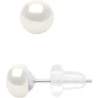 ATELIERS SAINT GERMAIN Oorbellen van echte gekweekte zoetwaterparels knop 5-6 mm