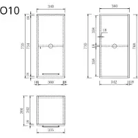 Wasophoogte Keukenkast – module o10 – perle taupe