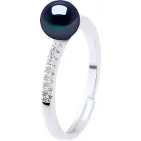 ATELIERS SAINT GERMAIN Ring Sieraden - Echte Gecultiveerde Zoetwaterparel Rond 7-8 mm