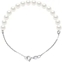 ATELIERS SAINT GERMAIN Armband Echt Cultuurzoetwaterparel Rond 6-7 mm