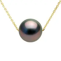 ATELIERS SAINT GERMAIN Ketting Echt Gecultiveerde Tahiti Parel DOOR Sluiting Rond 8-9 mm