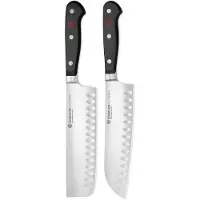 Wüsthof - Classic 2-delige Messenset - Santoku + Nakiri