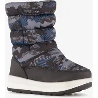 Scapino Gevoerde kinder snowboots zwart blauw maat 30