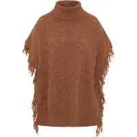 IZIA gebreide poncho gaya