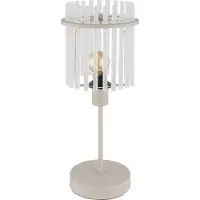 Globo Tafellamp Gorley Zand Bruin Met Glas