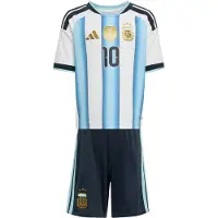 Adidas Trainingspak 'Argentina 26 Messi Home Kids' navy / lichtblauw / wit