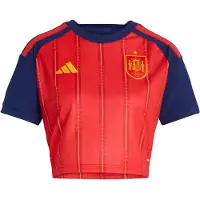 Adidas Tricot 'Spain 26 Home Cropped' marine / goudgeel / knalrood