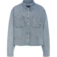 Noisy May Blouse 'NMAlva' blauw denim