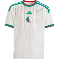 Adidas Functioneel shirt 'Algeria 26 Home Kids' beige / smaragd / cranberry / natuurwit