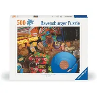 Ravensburger legpuzzel Hallo Vinyl 500 stukjes muziek retro.