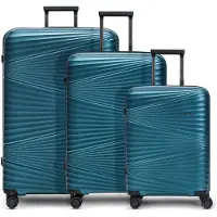 Pactastic Kofferset turquoise / zwart