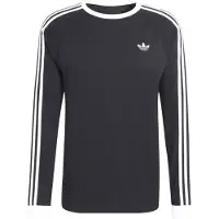Adidas Originals Shirt '3-STRIPES LONGSLEEVE' zwart / wit