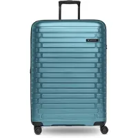 Pactastic Collection 04 THE LARGE + 4 wielen Trolley L 75 cm met uitbreidingsplooi blauw