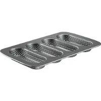 Westmark Mini-baguetteplaat Zilver zilver Staal Bakvorm