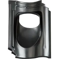 Ubbink dakdoorvoerpan, kunststof, zwart, dakpan opnieuw verb. Hollands