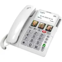 Bea fon Bea-fon ML10 LTE tafeltelefoon, wit, inclusief SOS-armband - mobiele telefoon - 5,59 cm