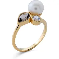 Orphelia Dames 925 Sterling Zilveren Ring - Goud ZR-7498/G