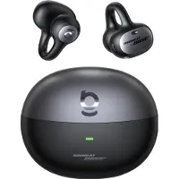 Baseus Open-Ear Clip-On Draadloze Bluetooth Oordopjes - Inspire XC1 Earbuds - Sound by Bose - IP66 Waterbestendig - Sporten & Hardlopen - Zwart