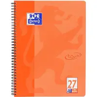 Oxford TOUCH, Afbeelding, Koraal, A4+, 80 vel, 90 g/m², Gelijnd papier