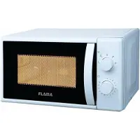 Flama 1824FL Magnetron - Tafelmodel - 20 L - 700 W - Rotatief - Wit - Links