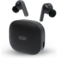 Ksix BTW07N, True Wireless Stereo (TWS), Gesprekken/muziek, 20 - 20000 Hz, Koptelefoon met microfoon, Zwart